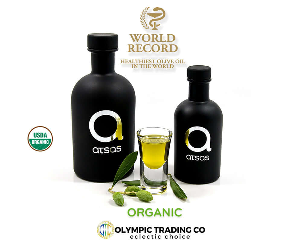 Atsas - Pure Organic Evoo - High Phenolic Content - Harvest 2022/2023 | 100ml & 250ml