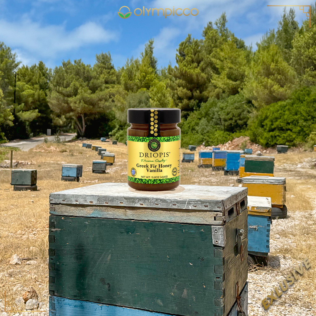 DRIOPIS Greek Vanilla Fir Tree Honey – Limited Production 450g/15.8oz