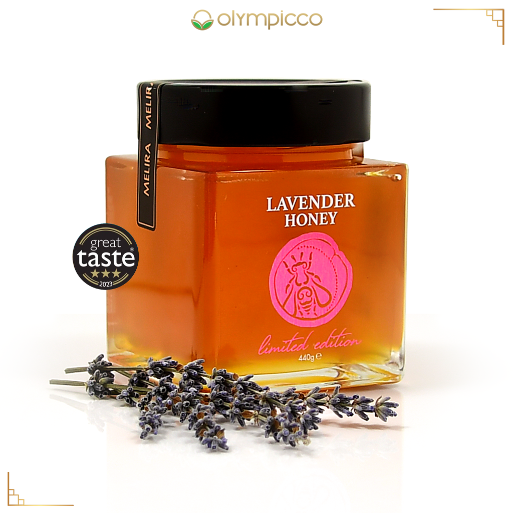 MELIRA Greek Lavender Honey – Limited Edition Raw, Unfiltered, Natural Sweetener 15.5oz - OLYMPICCO.COM