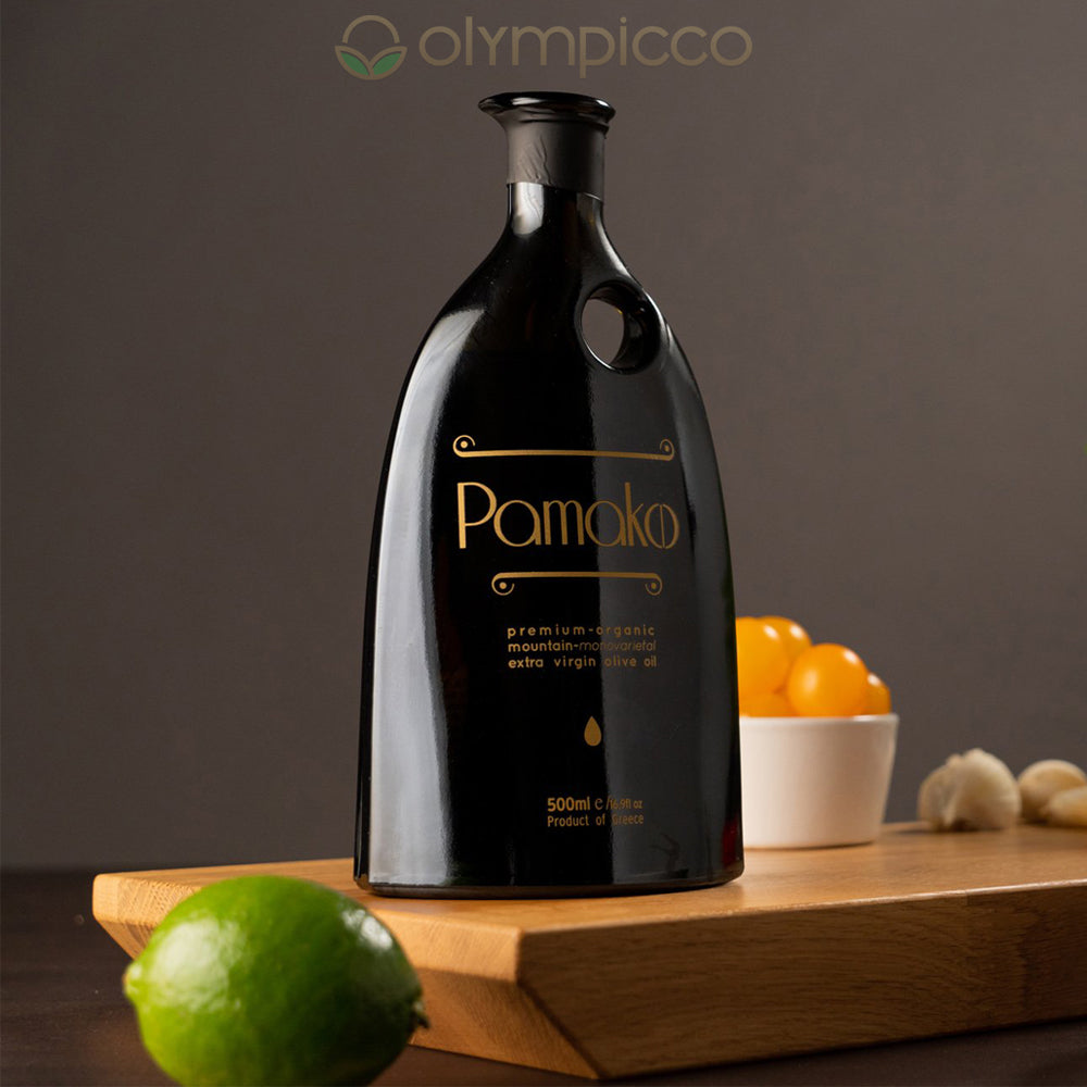 Pamako Ultra-Premium Monovarietal-Mountain Organic Extra Virgin Olive Oil - Harvest 2024/2025 - OLYMPICCO.COM