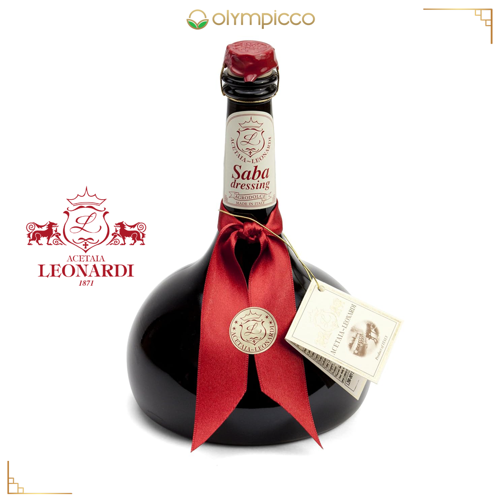 Acetaia Leonardi Saba Balsamic Vinegar 500ml – Traditional Italian Grape Must - OLYMPICCO.COM