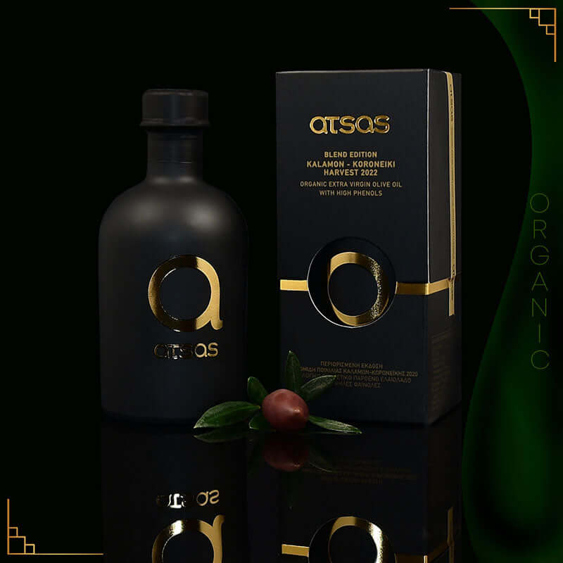 Atsas Organic Extra Virgin Olive Oil Extremely High Phenolic - Gold Blend Limited Edition 250ml
