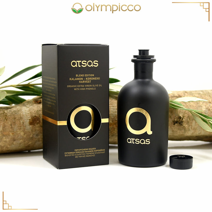 Atsas Organic Extra Virgin Olive Oil Extremely High Phenolic - Bundle - OLYMPICCO.COM