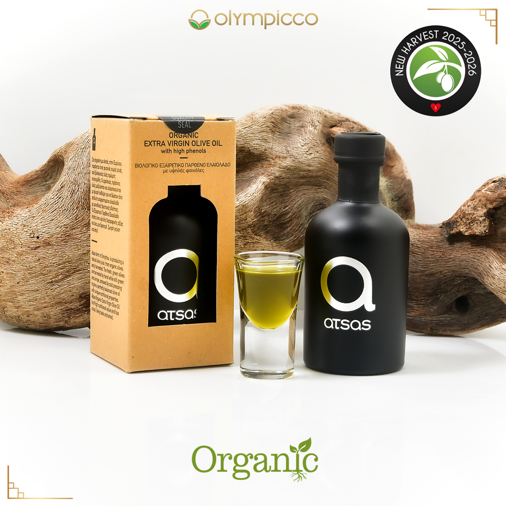 Atsas organic high phenolic extra virgin olive oil – OLYMPICCO