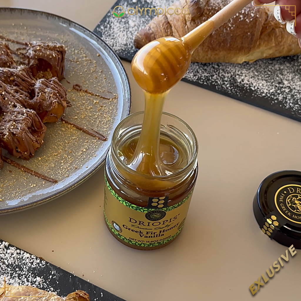 DRIOPIS Greek Vanilla Fir Tree Honey – Limited Production 450g/15.8oz