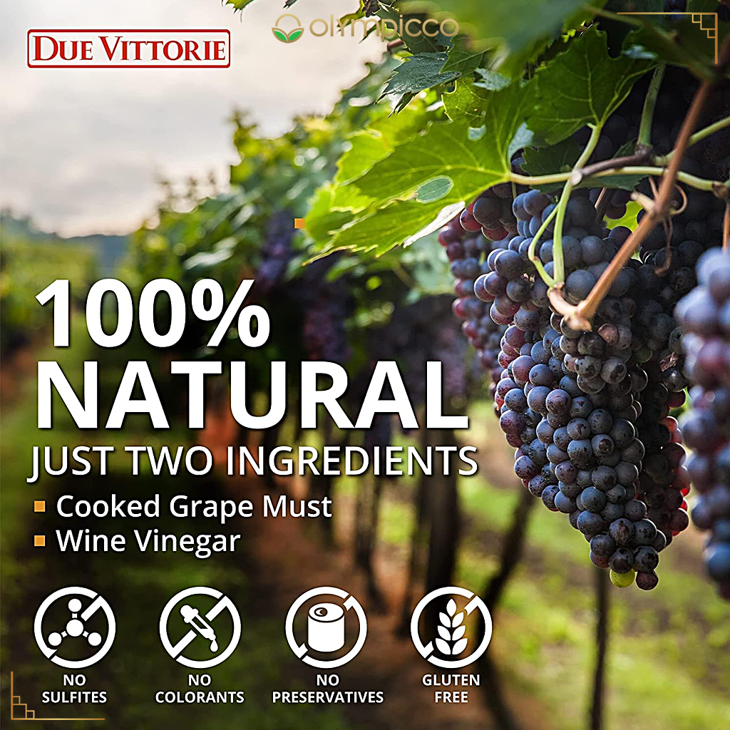 Due Vittorie Famiglia Gold IGP Extra Dense Balsamic Vinegar - With Wooden Box and Pourer