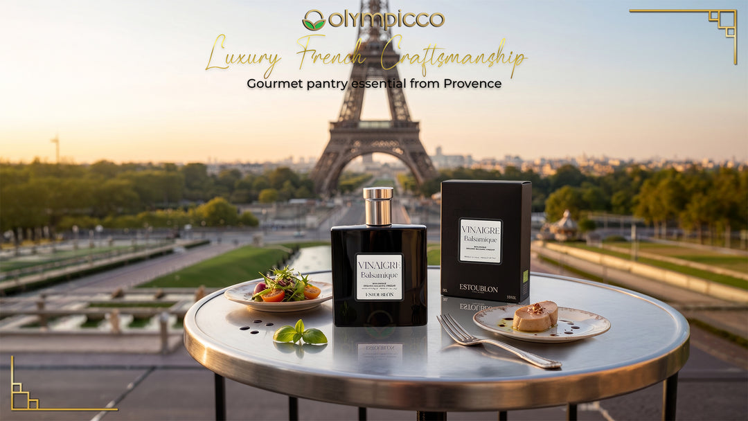 Estoublon Organic Balsamic Vinegar Spray 100ml | Premium French Aged Balsamic | Fine Mist Culinary Spray - OLYMPICCO.COM