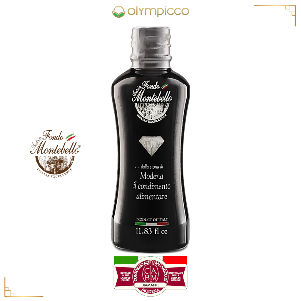 Fondo Montebello - Balsamic Vinegar Dressing of Modena 100% Rich Natural Flavor - OLYMPICCO.COM