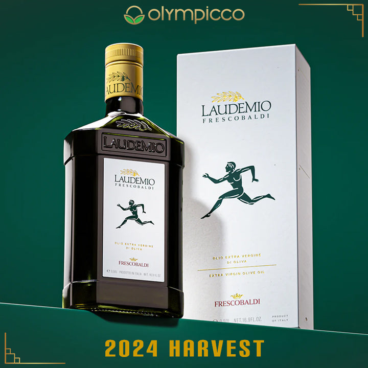 Frescobaldi Laudemio Extra Virgin Olive Oil - 2024/2025 Freshly Pressed Harvest - OLYMPICCO.COM