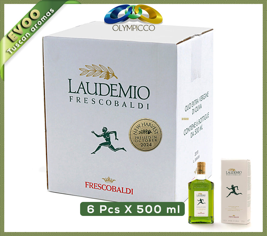 Frescobaldi Laudemio Extra Virgin Olive Oil - 2024/2025 Freshly Pressed Harvest - OLYMPICCO.COM
