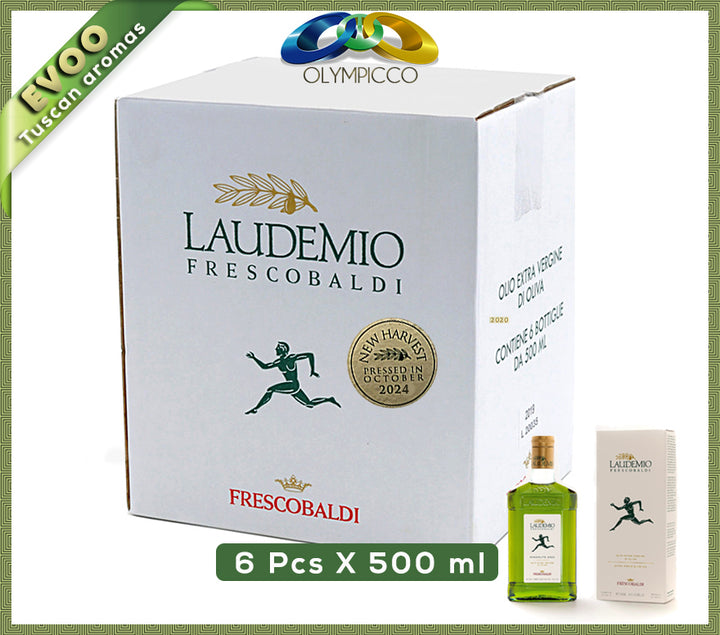 Frescobaldi Laudemio Extra Virgin Olive Oil - 2024/2025 Freshly Pressed Harvest - OLYMPICCO.COM