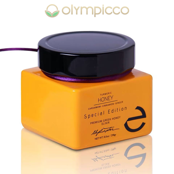 Eulogia of Sparta - Premium Honey with Turmeric and Spices - Special Edition- 298g - OLYMPICCO.COM
