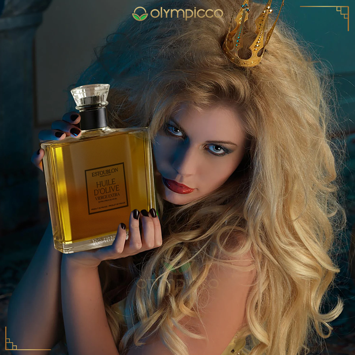 ESTOUBLON Flacon Couture Extra Virgin Olive Oil Grand Cru | Luxury Gift Box 750ml - OLYMPICCO.COM