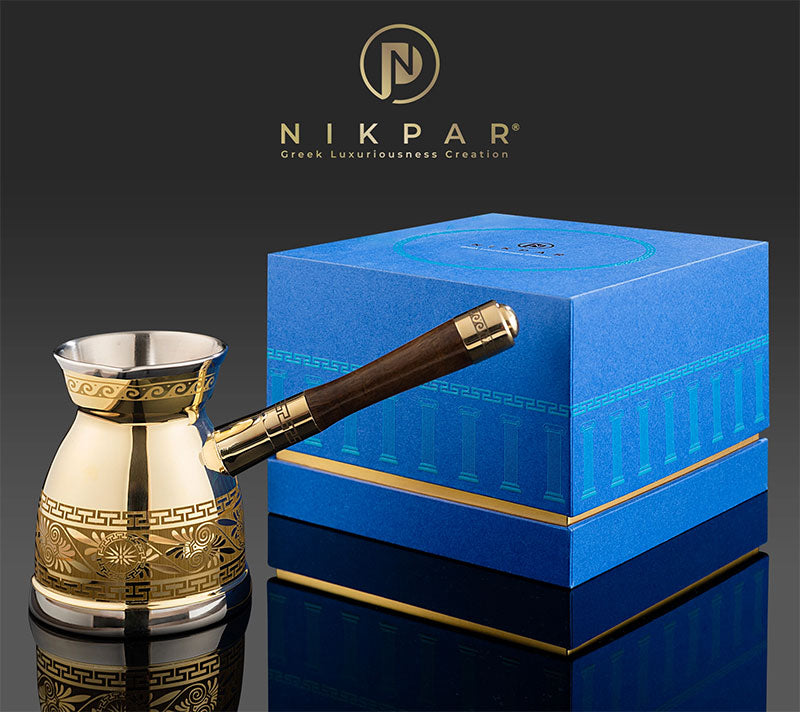 Greek Coffee Pot Briki - NIKPAR Luxury Macedonian Collection