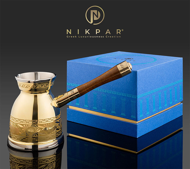 Greek Coffee Pot Briki - NIKPAR Luxury Macedonian Collection