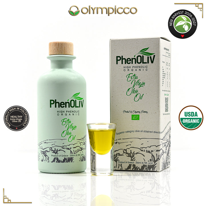 PhenOLIV Organic Olive Oil High Phenolic - Harvest 2026 /2027