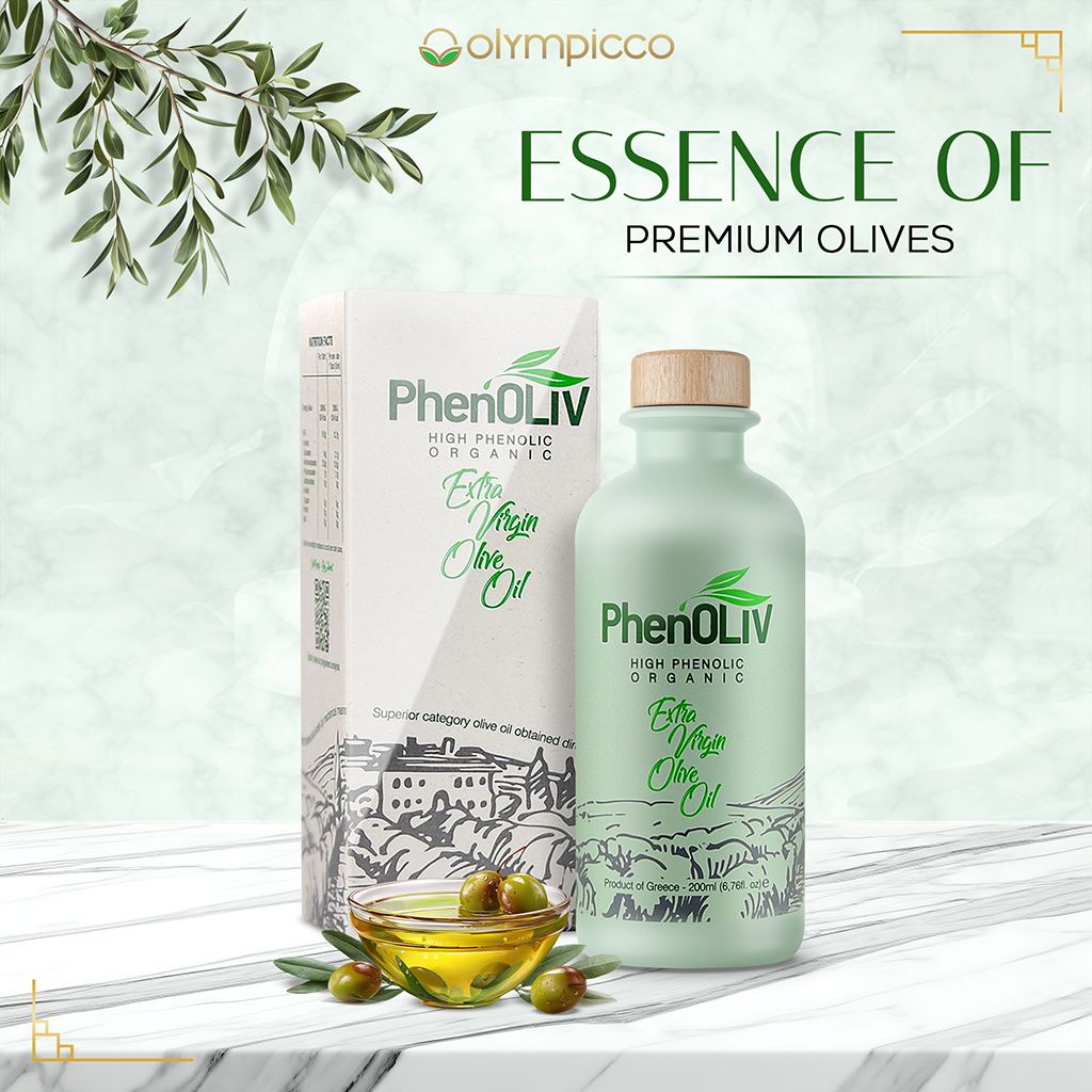 PhenOLIV Organic Extra Virgin Olive Oil, High Phenolic Content - Harvest 2025 /2026