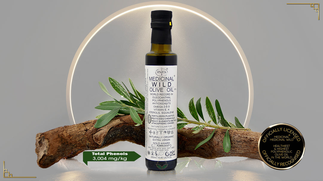Sparta Medicinal Organic High-Phenolic Olive Oil – White Label Limited Edition 250ml
