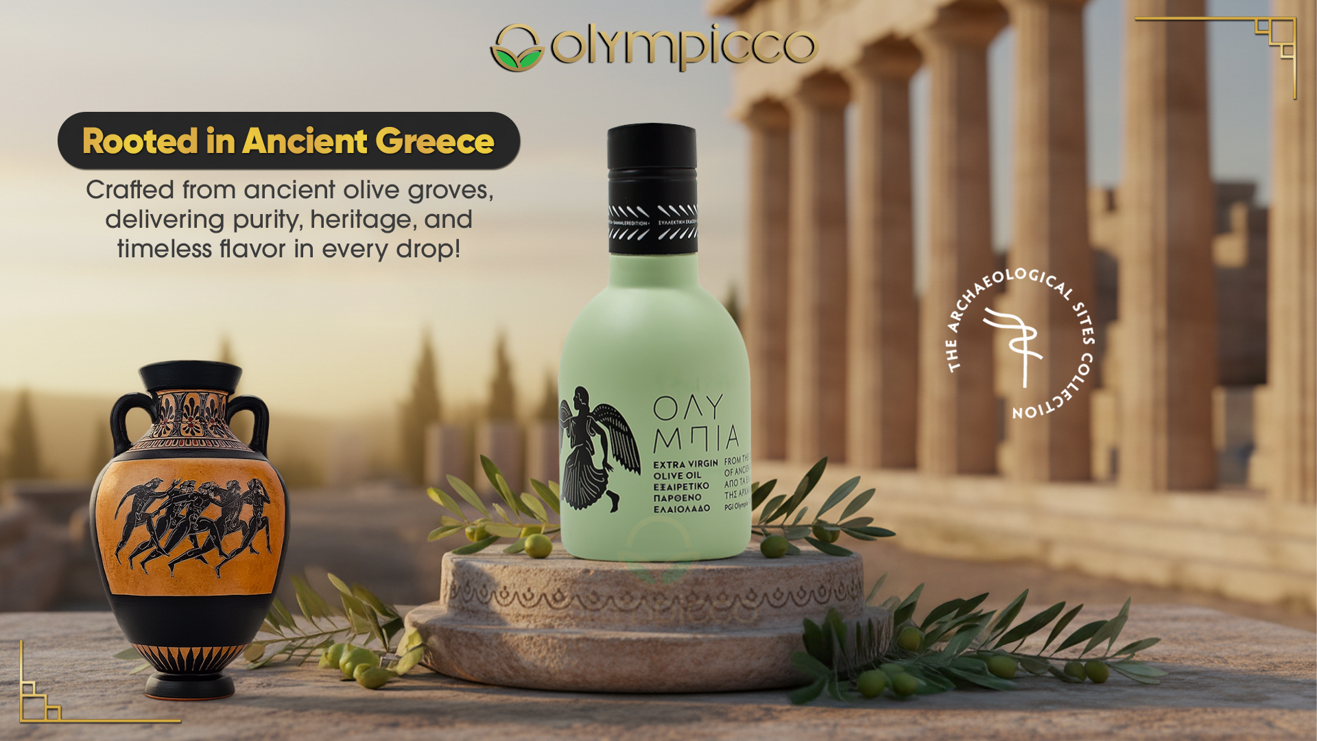 The Master Miller - OLYMPIA PGI Evoo Archaeological Sites Collection - Collector Edition