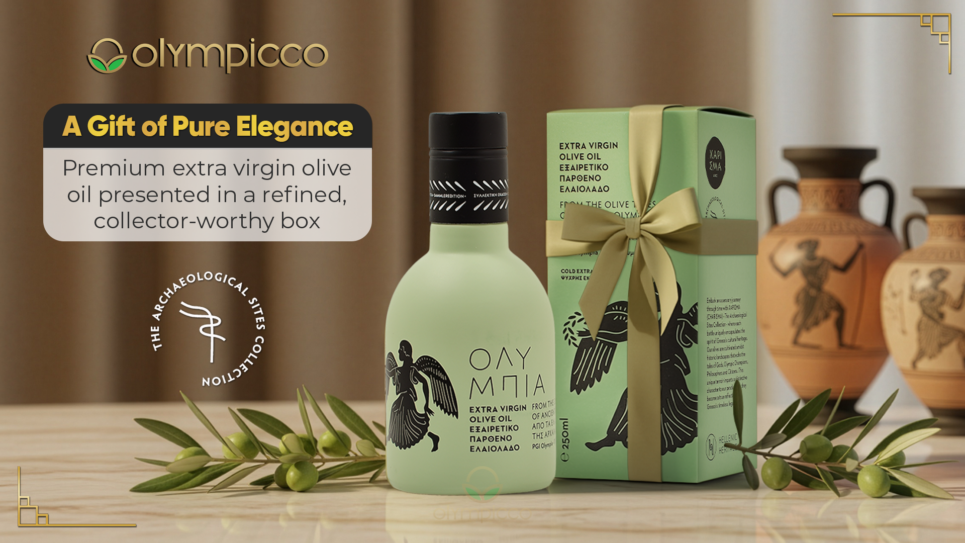 The Master Miller - OLYMPIA PGI Evoo Archaeological Sites Collection - Collector Edition