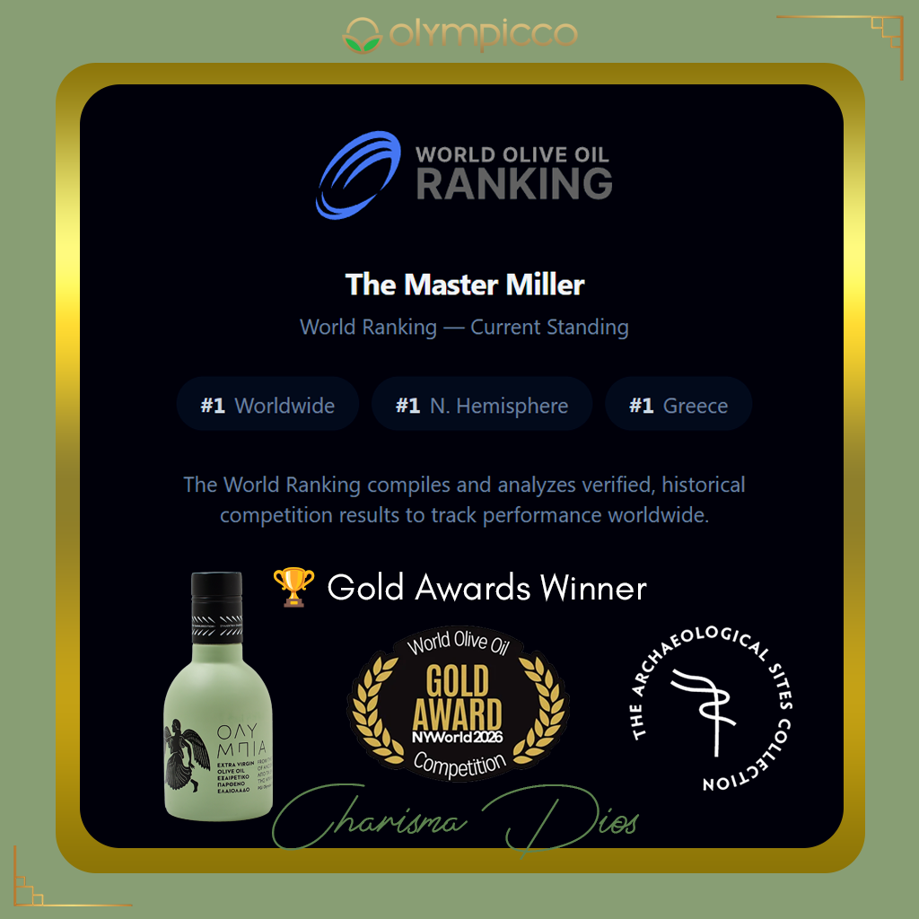 The Master Miller - OLYMPIA PGI Evoo Archaeological Sites Collection - Collector Edition - OLYMPICCO.COM