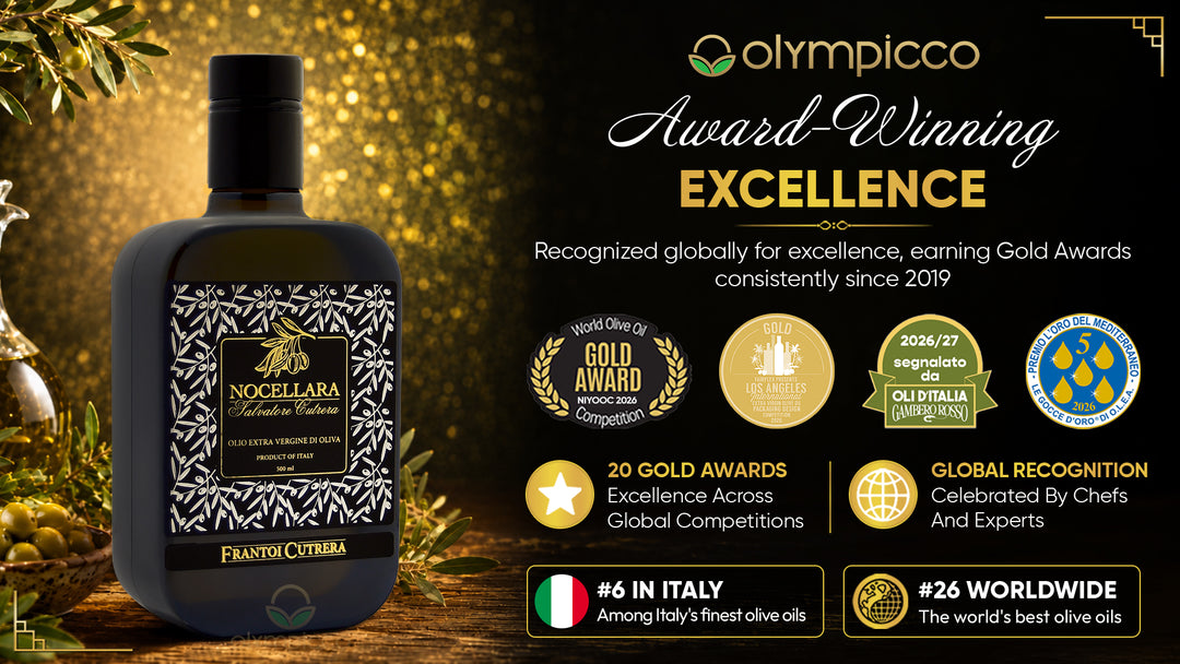 Nocellara Salvatore Cutrera Extra Virgin Olive Oil 500ml | Award-Winning Sicilian EVOO - OLYMPICCO.COM