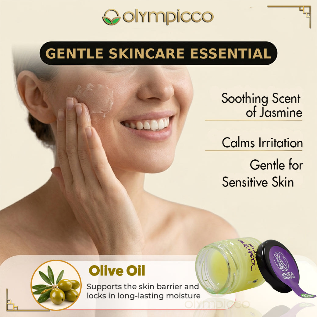 Melira Beeswax Balm Jasmine & Anise Honey | Organic Olive Oil Moisturizer | 100% Natural Skin Care | Made in Greece - OLYMPICCO.COM