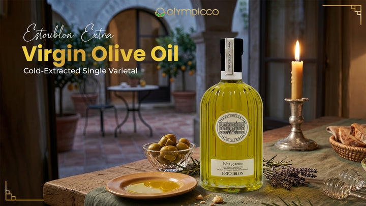 Single-varietal Béruguette extra virgin olive oil from Provence banner