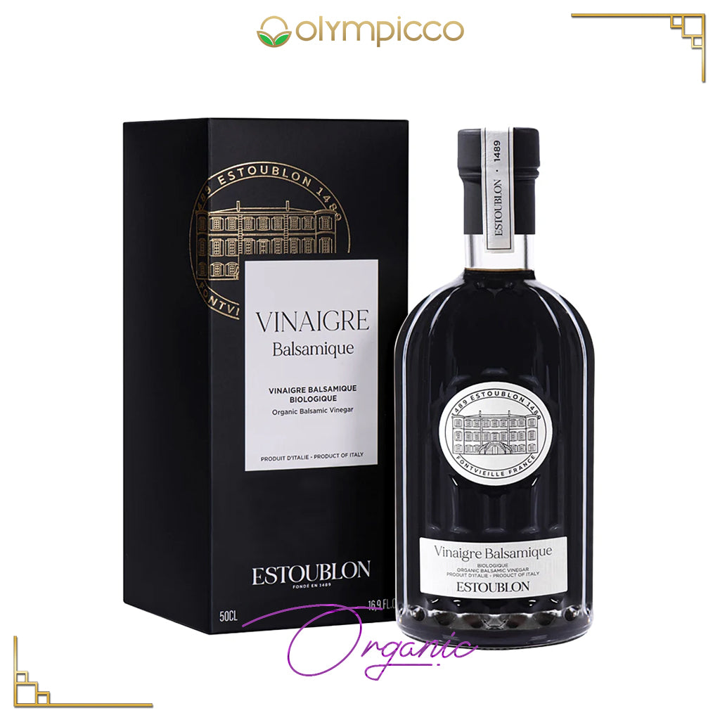 Estoublon Organic Balsamic Vinegar with Gift Box 500ml | Premium French Aged Balsamic | Luxury Gourmet Gift - OLYMPICCO.COM