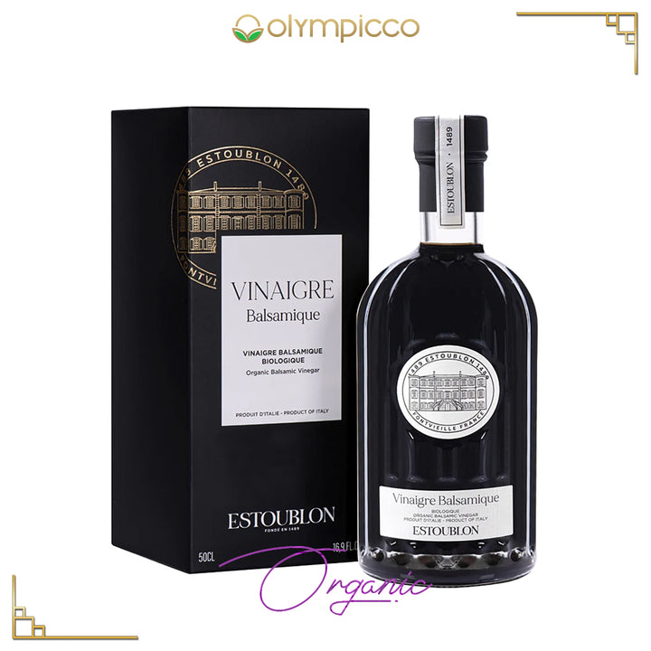 Estoublon Organic Balsamic Vinegar with Gift Box 500ml | Premium French Aged Balsamic | Luxury Gourmet Gift - OLYMPICCO.COM