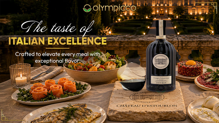 Estoublon Organic Balsamic Vinegar with Gift Box 500ml | Premium French Aged Balsamic | Luxury Gourmet Gift - OLYMPICCO.COM