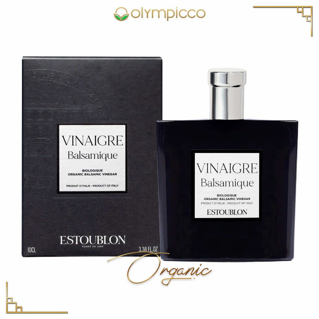 Estoublon Organic Balsamic Vinegar Spray 100ml | Premium French Aged Balsamic | Fine Mist Culinary Spray - OLYMPICCO.COM