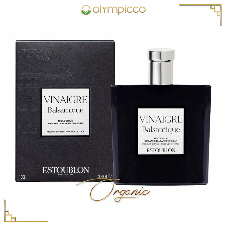 Estoublon Organic Balsamic Vinegar Spray 100ml | Premium French Aged Balsamic | Fine Mist Culinary Spray - OLYMPICCO.COM