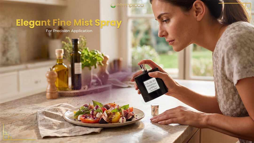 Estoublon Organic Balsamic Vinegar Spray 100ml | Premium French Aged Balsamic | Fine Mist Culinary Spray - OLYMPICCO.COM