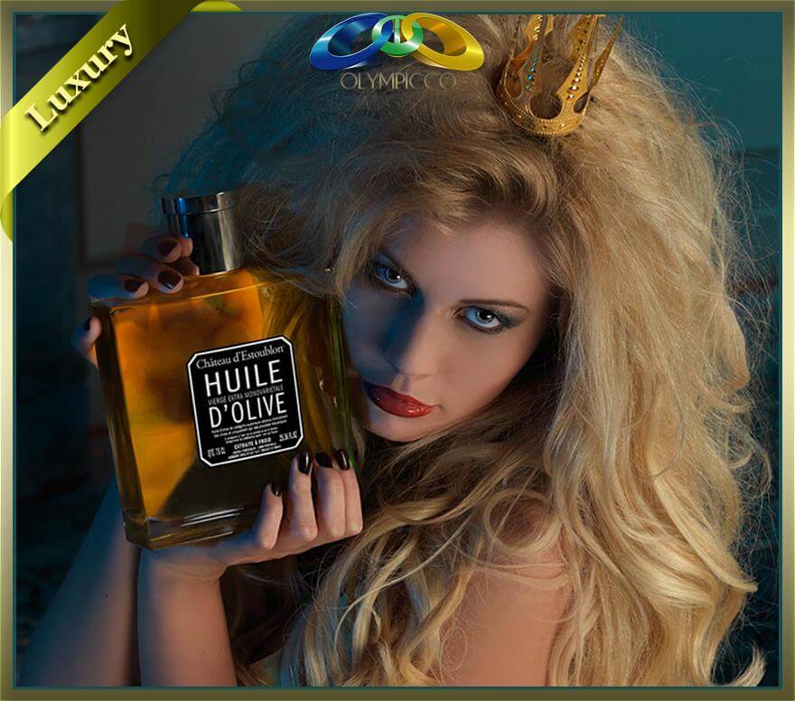 Chateau d Estoublon - Flacon Couture Extra Virgin olive Oil - Luxury White Gift Box 750ml