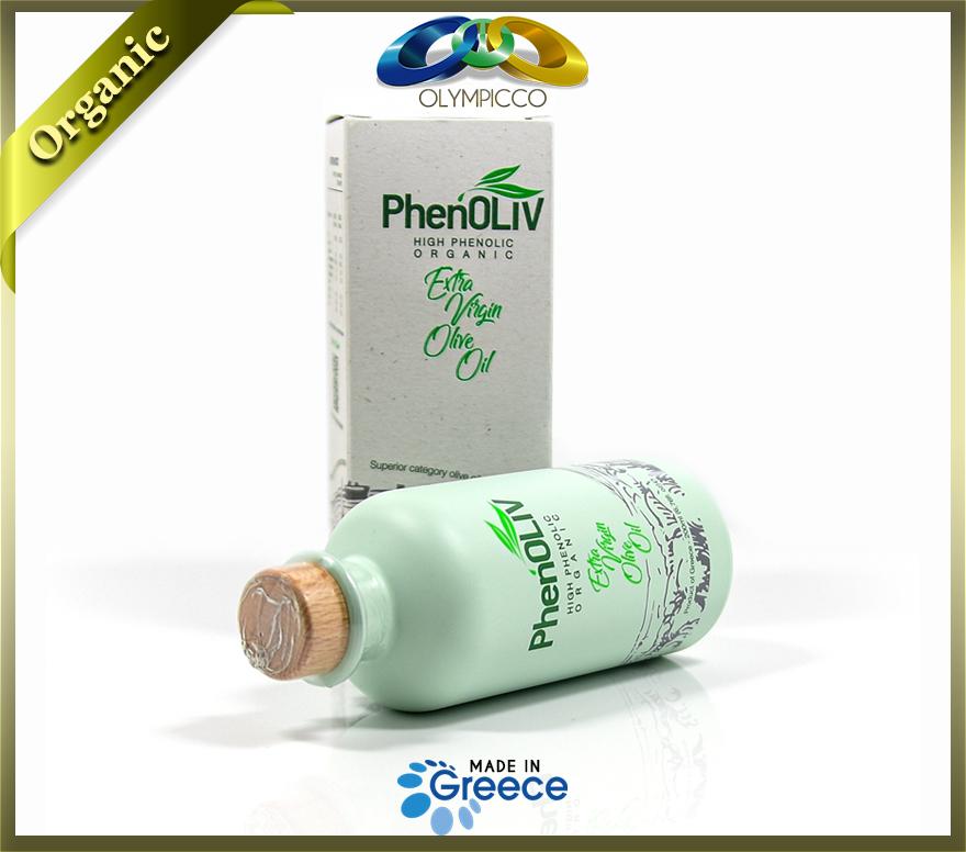PhenOLIV Organic Extra Virgin Olive Oil, High Phenolic Content 2110mg/kg - Harvest 2024 /2025 - OLYMPICCO.COM