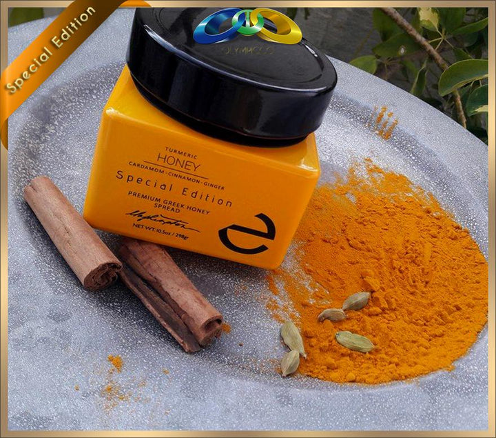 Eulogia of Sparta - Premium Honey with Turmeric and Spices - Special Edition- 298g - OLYMPICCO.COM