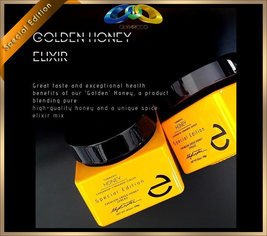 Eulogia of Sparta - Premium Honey with Turmeric and Spices - Special Edition- 298g - OLYMPICCO.COM