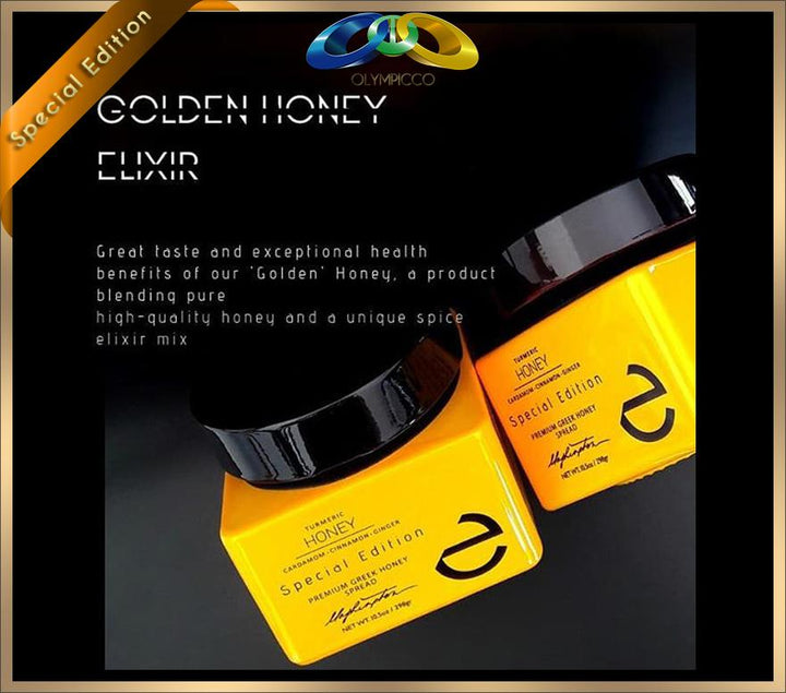 Eulogia of Sparta - Premium Honey with Turmeric and Spices - Special Edition- 298g - OLYMPICCO.COM