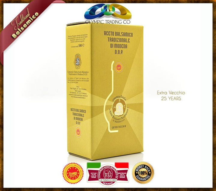 Traditional balsamic vinegar of Modena P.D.O - EXTRAVECCHIO 25 YEARS - OLYMPICCO.COM