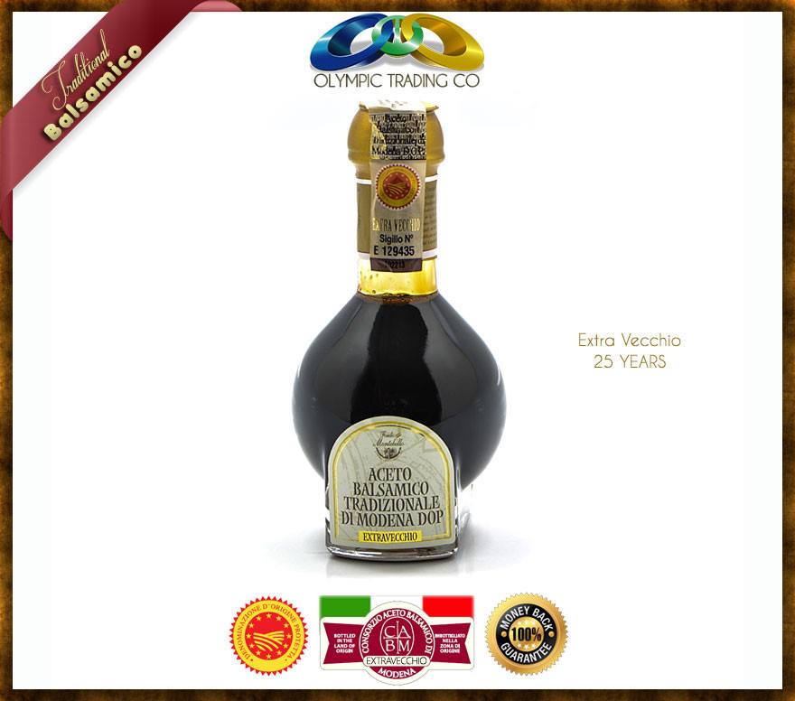Traditional balsamic vinegar of Modena P.D.O - EXTRAVECCHIO 25 YEARS - OLYMPICCO.COM