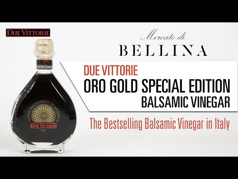 Due Vittorie Oro Gold Balsamic Vinegar With Cork Pourer - OLYMPICCO.COM