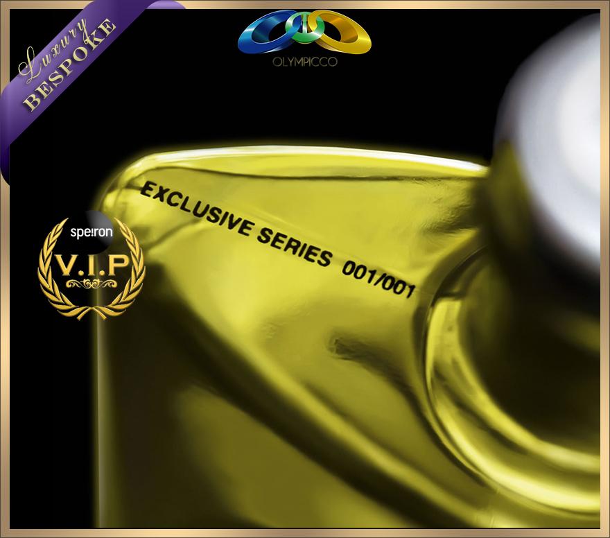 Lambda Ultra-Premium Extra Virgin Olive Oil - Bespoke White Gold Plated Edition - OLYMPICCO.COM